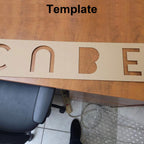 Cut Out Acrylic Letters, Custom Letters Sign, 3MM Thick Custom Alphabets, Painted Acrylic Letters, Flat Cut Solid Acrylic Letters, Powder Coated Signages