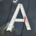 Custom Backlit Sign, Light up Logo Sign, Restaurant Sign, 3D Metal Storefront Sign, LED Channel Letters Sign, Office Wall Sign, Reverse-lit Sign Letters
