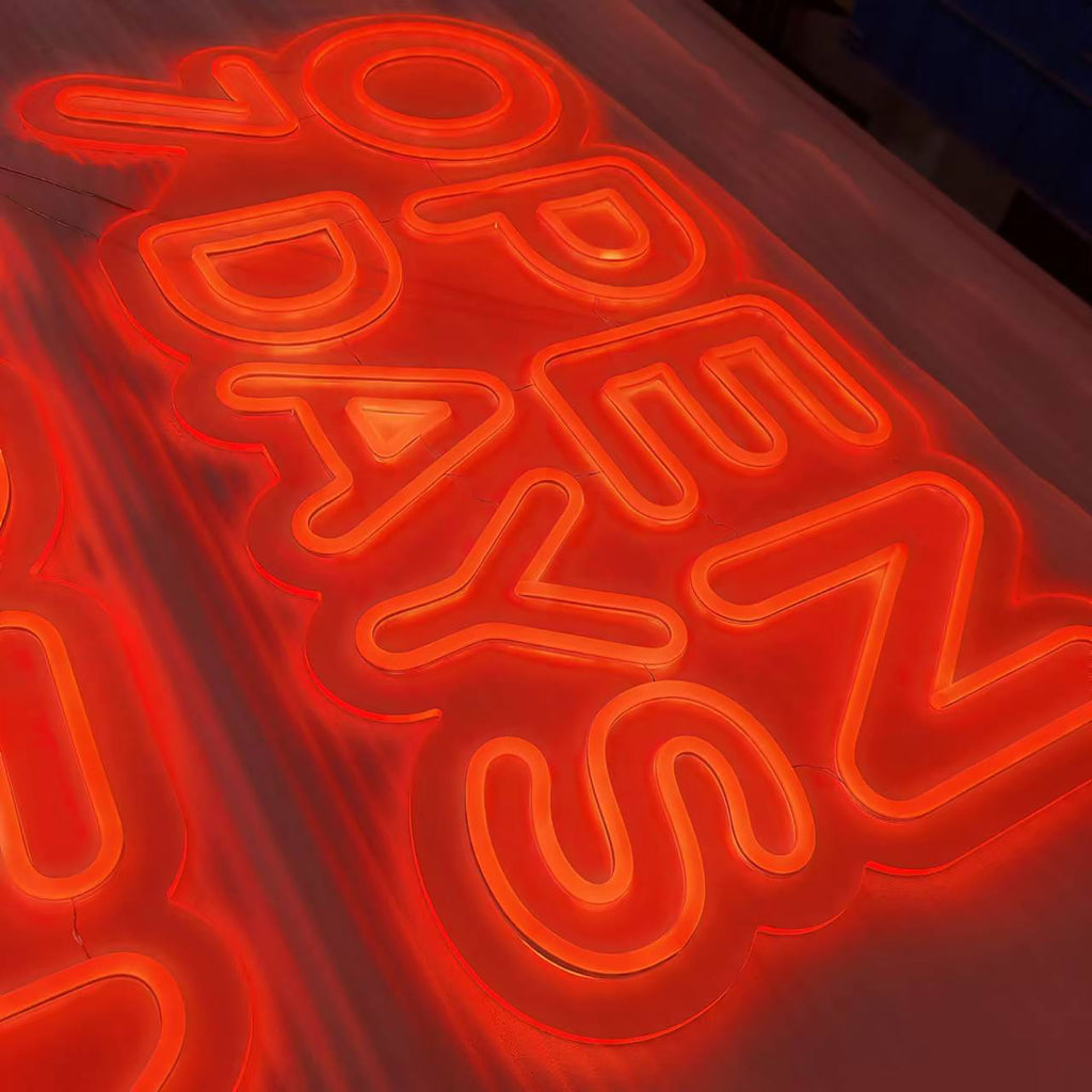 Custom Flex Neon Sign – Bendable LED Light for Home, Bar, Shop, Restaurant, or Event Wall Decoration