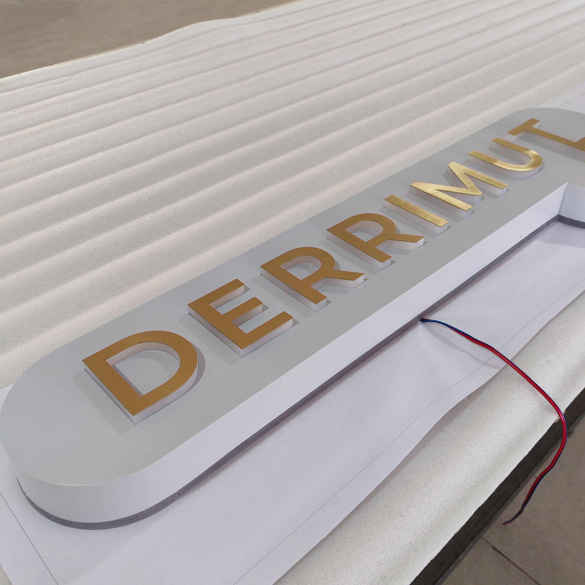 Reception Wall Lightbox,Brand Logo Display, Office Name Signs, Advertising Custom Light Box, Studio LED Sign, Company Lobby Lighted Signages