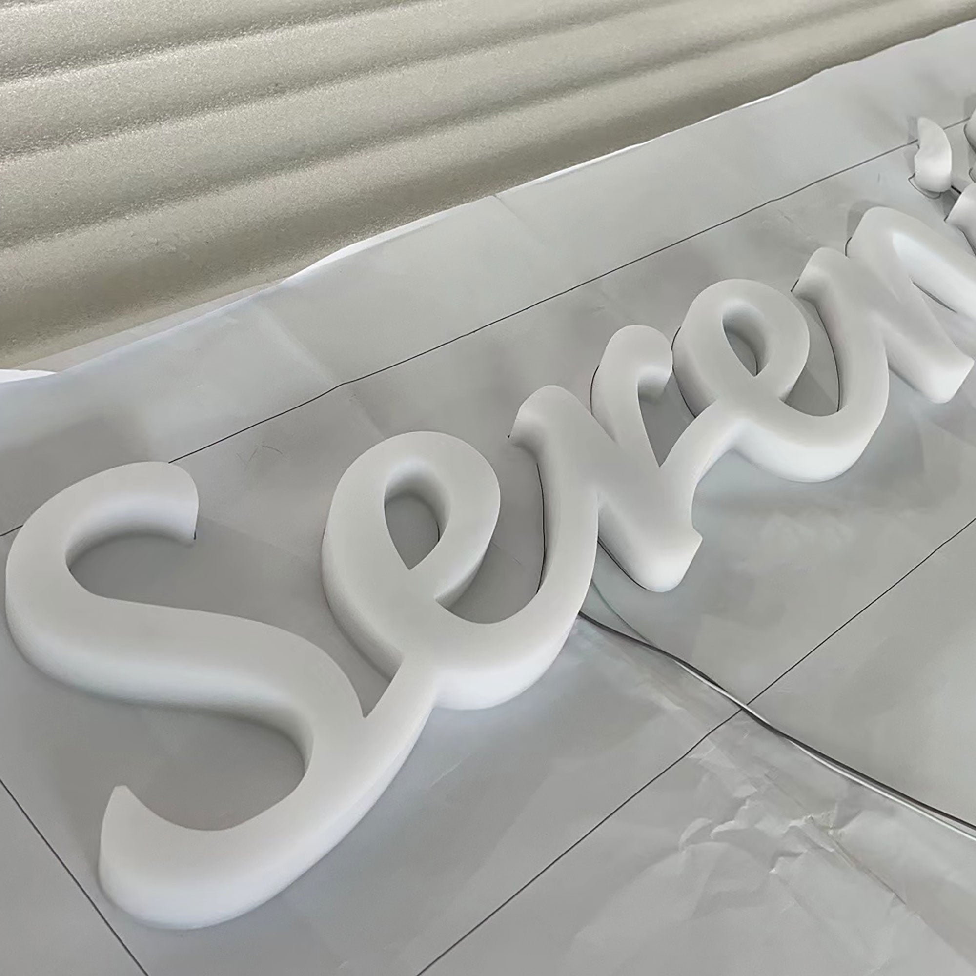 Custom Name Sign Personalized Illuminated Acrylic Sign for Company Wall Decor Led Full Lit Letters Office Name Sign