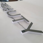 Custom Side-Lit Acrylic Letters | 3D Trimless LED Acrylic Sign | Indoor Backlit Logo Signage for Wall Branding