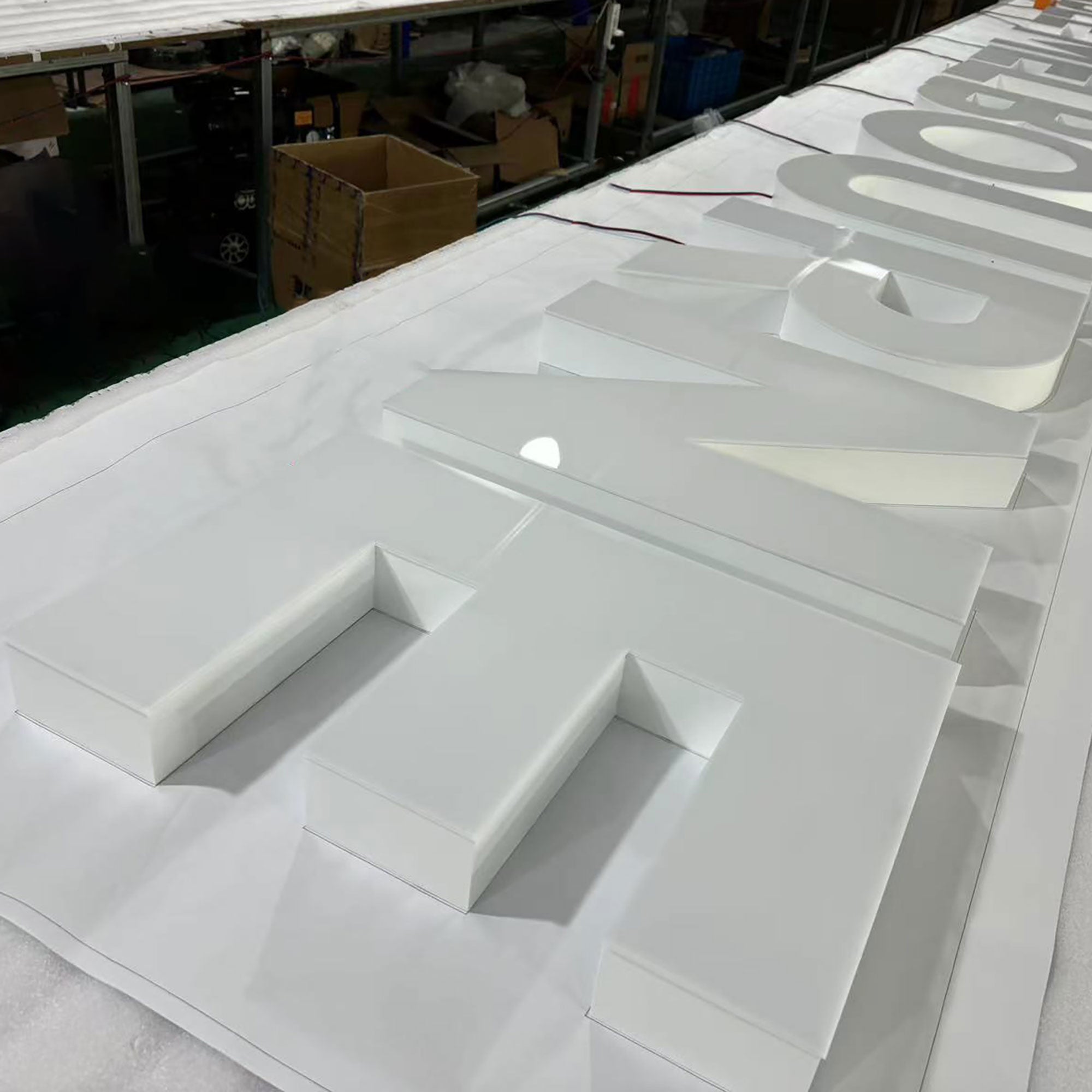 3D Frontlit Channel Letters, Custom Business Sign, Indoor Lobby sign, 3D Logo Sign, Personalized LED Signage, Custom Outdoor Signs