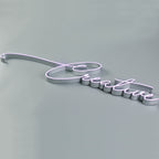 Ultra-Thin Mini Acrylic Letters | Front-Lit Slim LED Acrylic Signs | Custom Thin Line Logo Signage for Indoor Branding