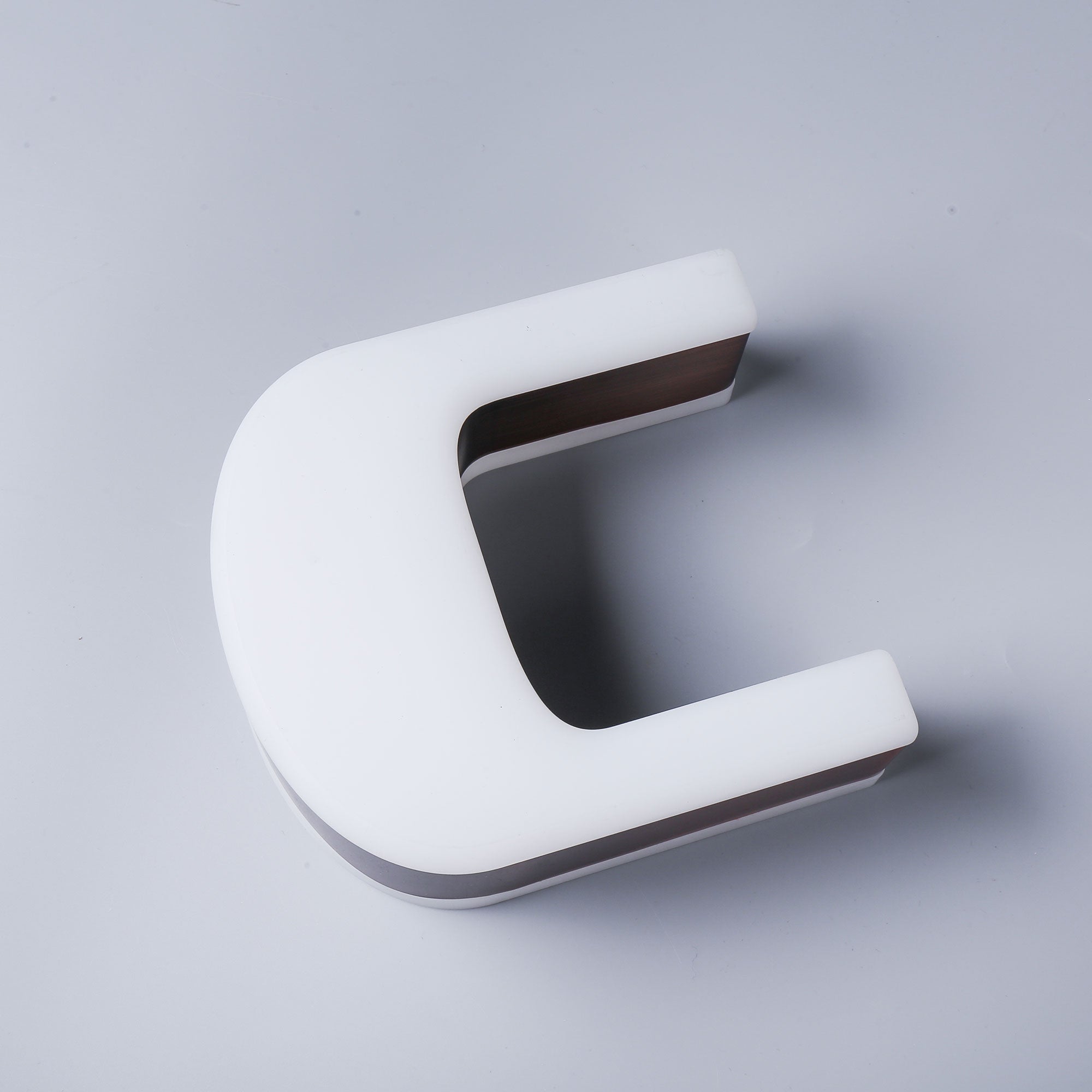 Custom Double-Side Channel Letters Trimless Aluminum Stainless Steel Sign for Shop Storefront Restaurant Office Mall Home Wall Decor