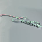 Ultra-Thin Mini Acrylic Letters | Front-Lit Slim LED Acrylic Signs | Custom Thin Line Logo Signage for Indoor Branding