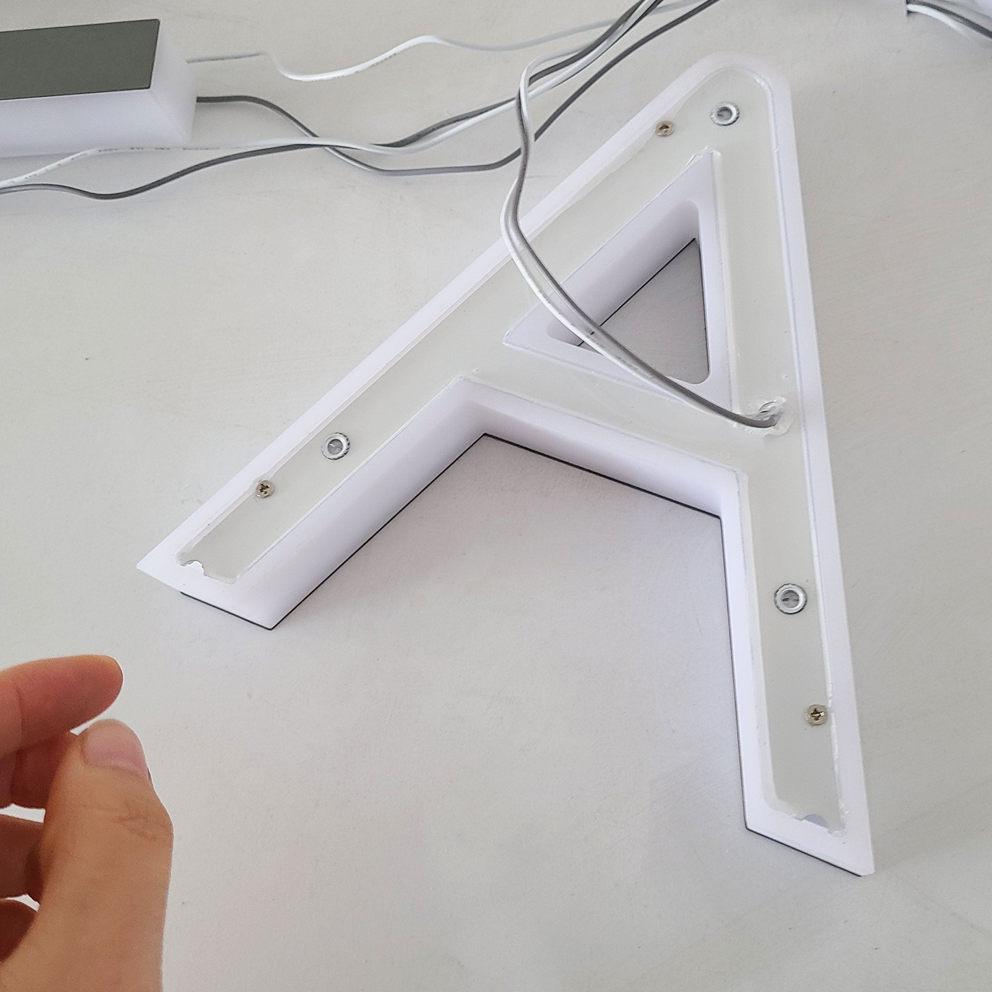 Custom Side-Lit Acrylic Letters | 3D Trimless LED Acrylic Sign | Indoor Backlit Logo Signage for Wall Branding