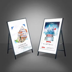 Custom LED Poster Light Box – Ultra-Thin Free Standing Menu Display Board A1/A2/A3/A4 Sizes for Restaurants & Cafés